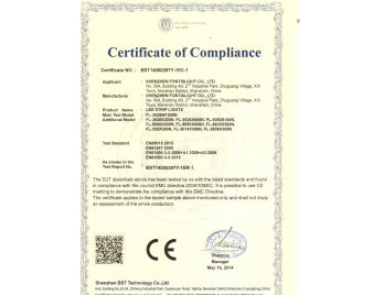 CE Certificate of LED Strip Lights