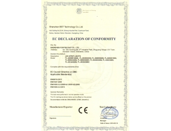 EC Declaration of LED strip lights