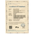 IP20 certificate of LED strips