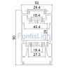 Up and down led profile