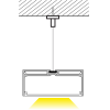 New Model high quality Pendent LED Profile ALP048