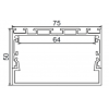New Model high quality Suspended or Surface Mounted LED Profile ALP048-S2