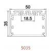  ALP5035 New Model high quality  Pendent  LED Profile