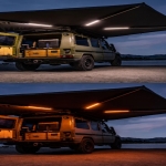 LED CAMPING LIGHT SET &ndash; AMBER/WHITE