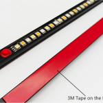 Dimmable Tri-colour IP67 Waterproof Led Camping Light Bar with Switch