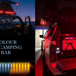 Dimmable Tri-colour IP67 Waterproof Led Camping Light Bar with Switch