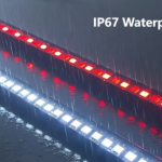 Dual Colour IP67 Waterproof Red+White Led Camping Light Bar/Rigid Strip Light