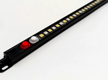 Dual Colour IP67 Waterproof Red+White Led Camping Light Bar/Rigid Strip Light
