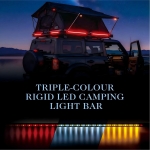 Tri-color LED Camping Light Bar 60cm